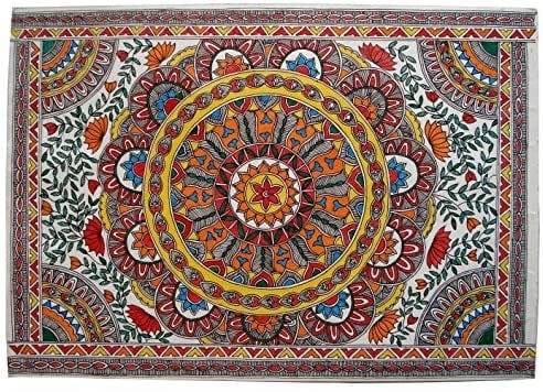 Fusion of Mandala and Madhubani Painting