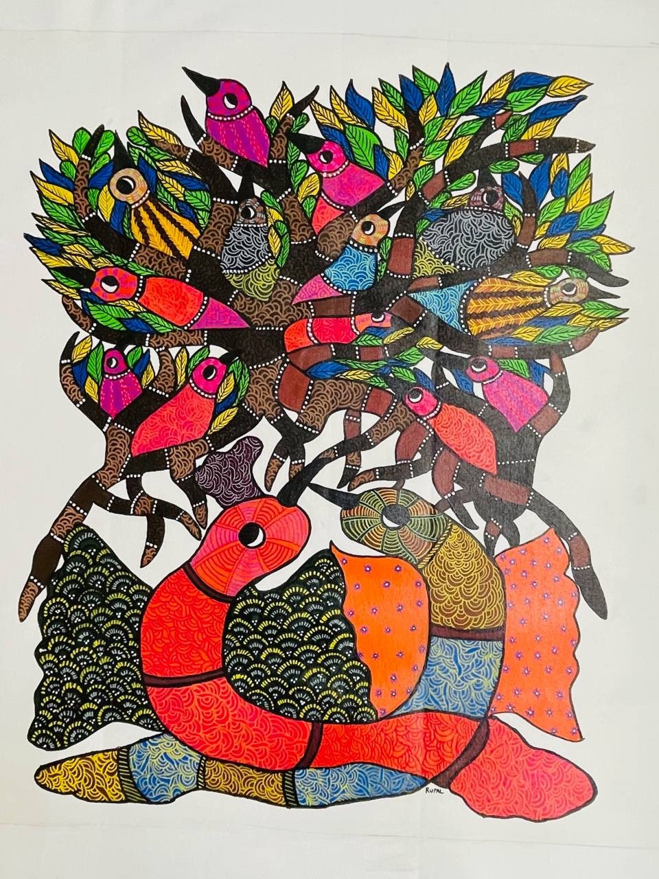 Gond Art- Vibrant colours