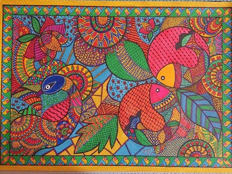 Modern Mithila Art