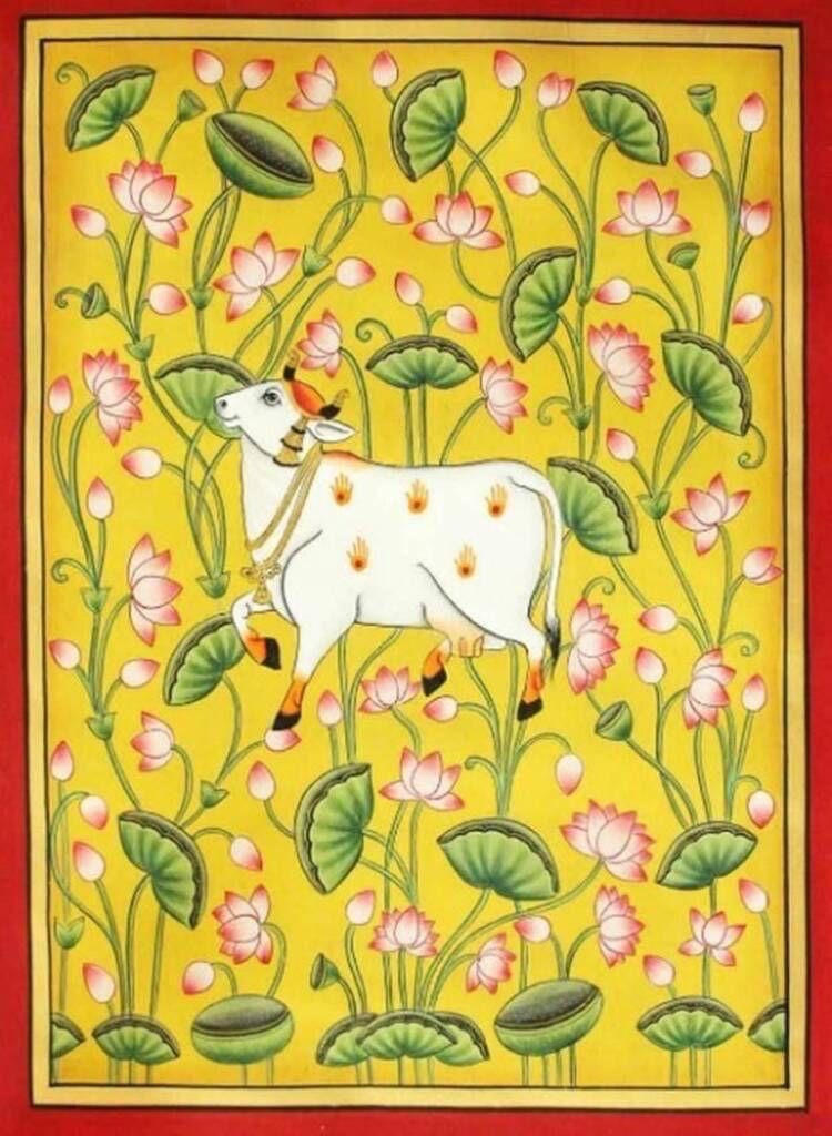 Pichwai Cow Series-03